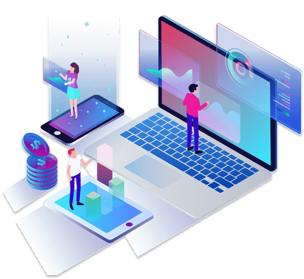 Technology solutions illustration placeholder